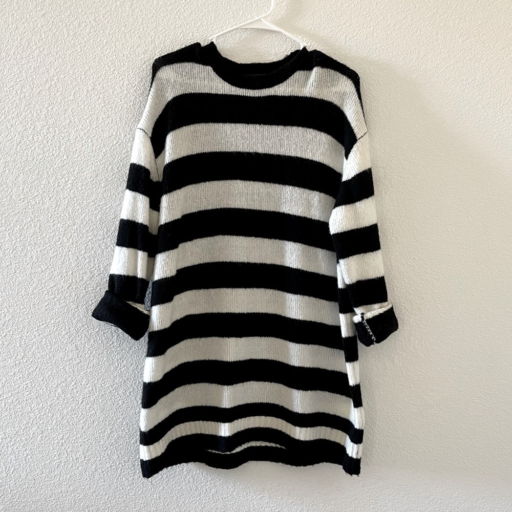 Zara stripe oversized sweater